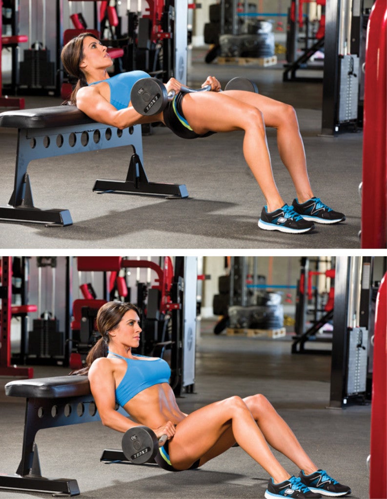 Image placeholder title Barbell hip thrust for glutes