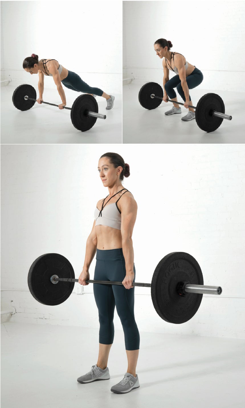 Barbell-Burpee-Deadlift None