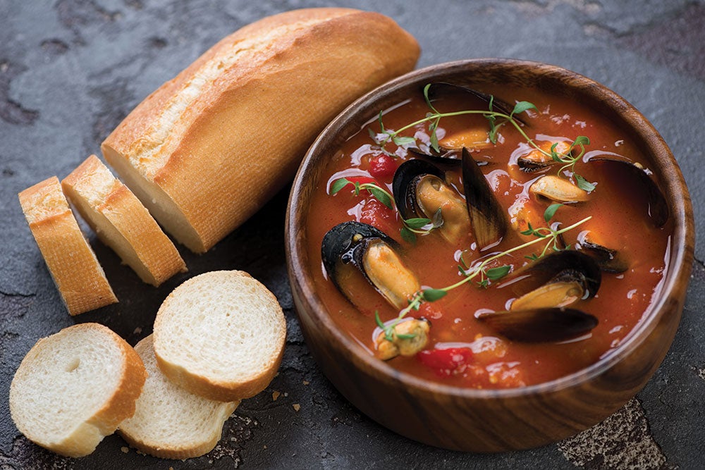 Fishy-2 Italian muscle soup recipe