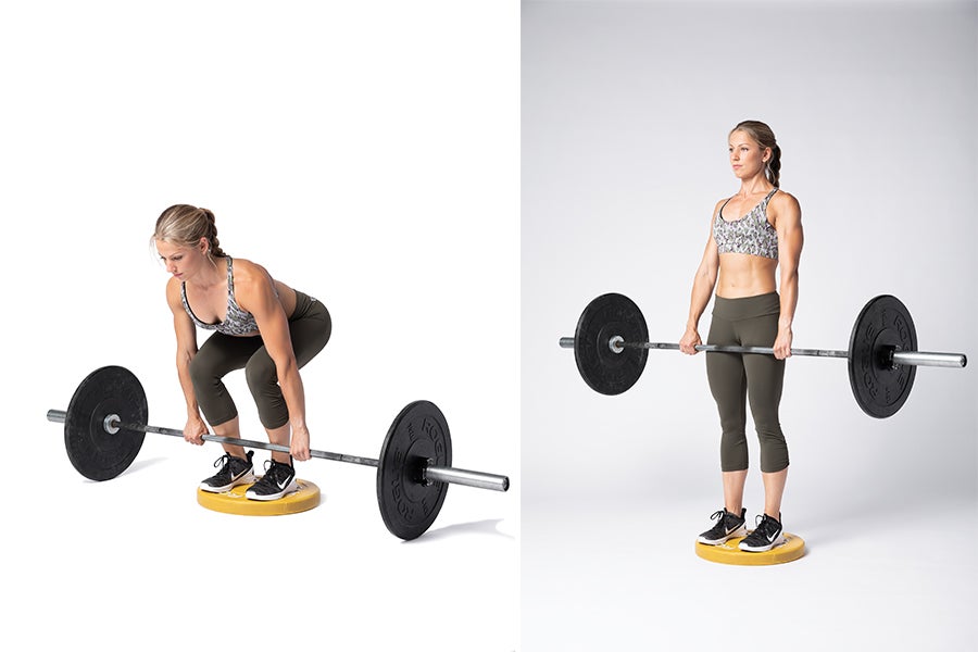 Exercise 4 Deficit Deadlift