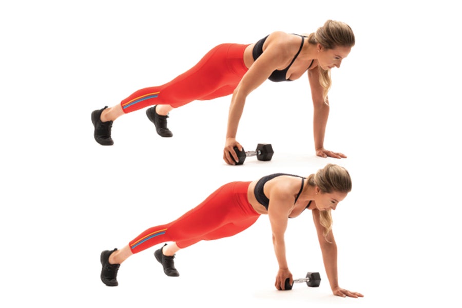 IMG 2 Dumbbell slide plank exercise