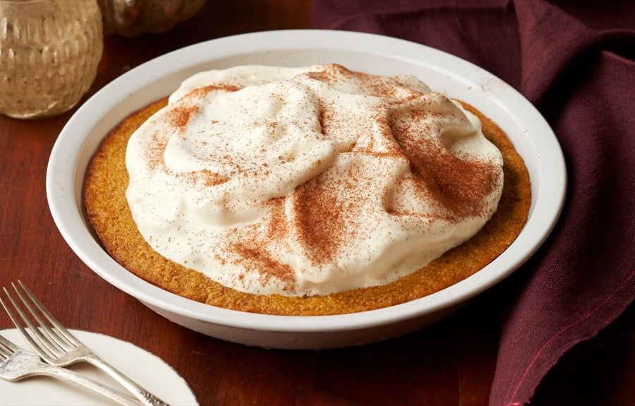 Crustless pumpkin pie_preview None