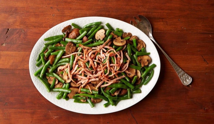 Green beans and mushrooms_preview None