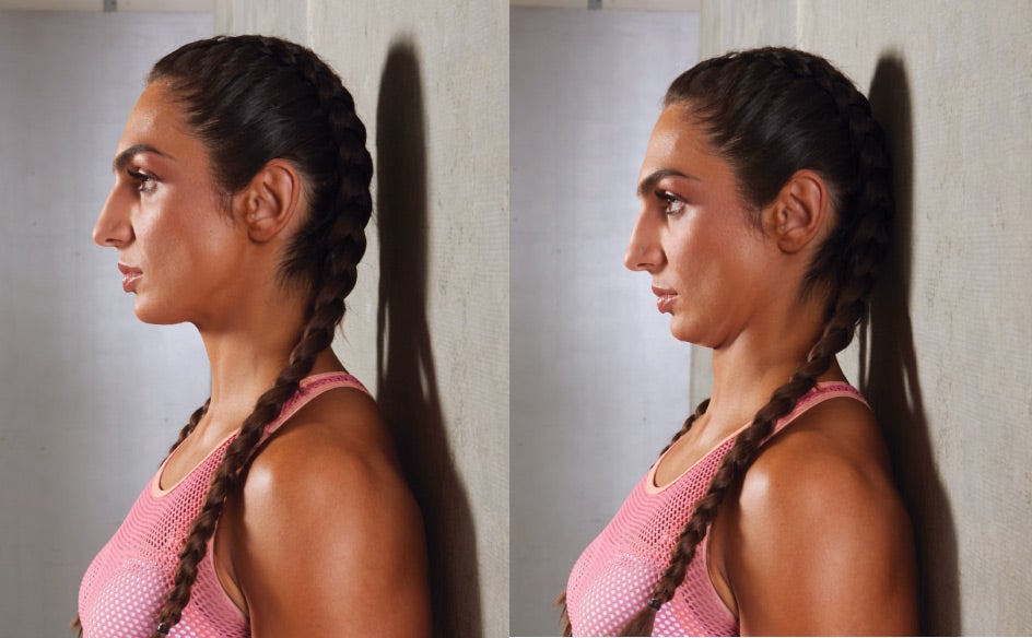 Chin-Tuck-Oxygen chin tuck