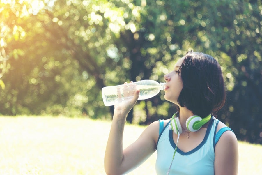 drink water None
