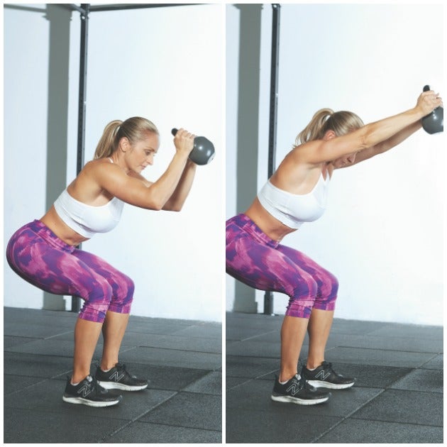 kettlebell angled press None