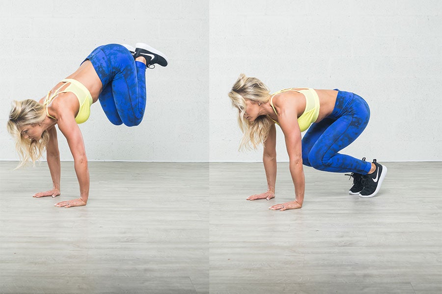 Donkey Kick Plank Jump With Donkey Kick