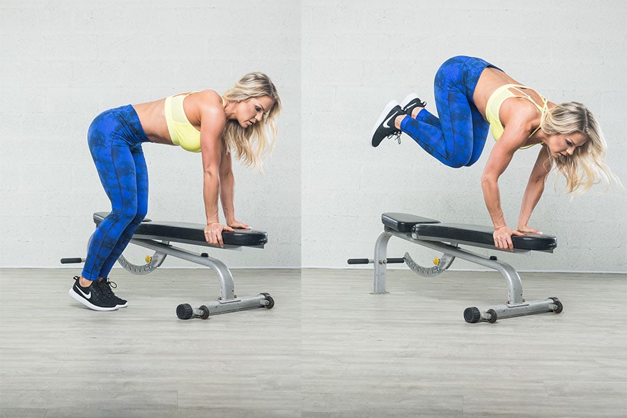 Hop Over 1 Bench Side-to-Side Hop-Over