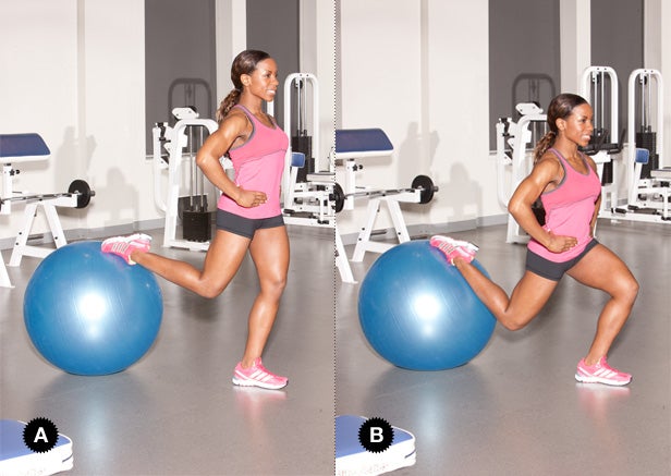 Image placeholder title Bulgarian Split Squat with Ball