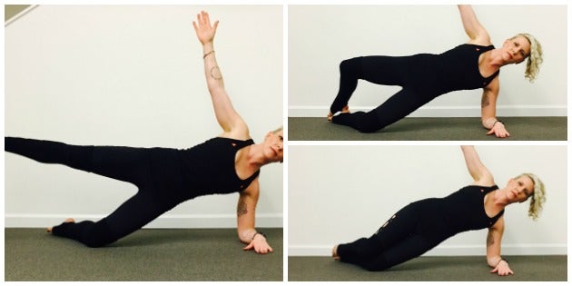 sideplank clamshell None