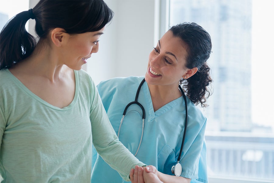 Woman Doctor Woman and her doctor