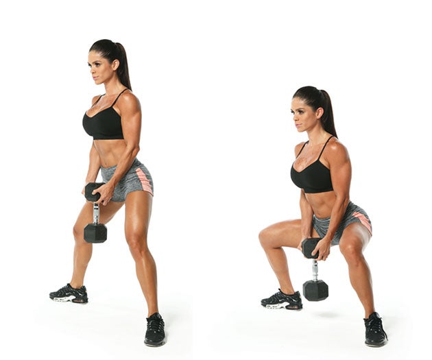 Dumbbell-Sumo-Suqat None