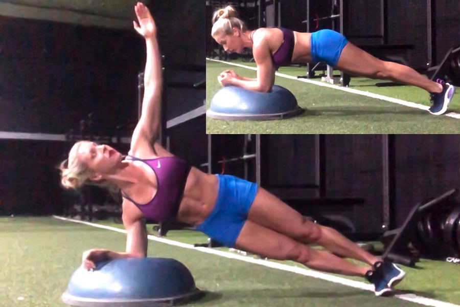 Plank Balance Plank Variation