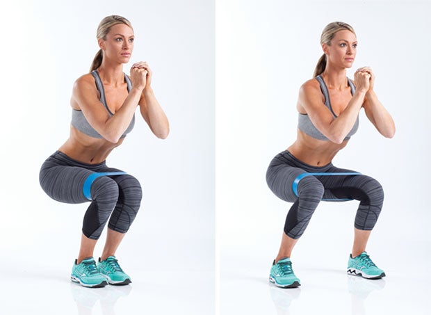 Banded-Lateral-Squat-Walk None