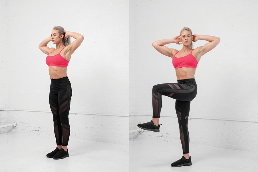 Knee Alternating Knee-to-Elbow