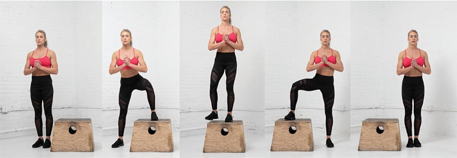 Lateral-Step-Up-and-Over Lateral Step-Up and Over