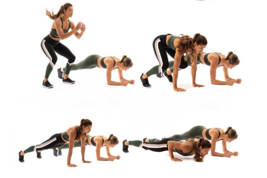 Leap Frong Burpee 1 Leapfrog Burpee