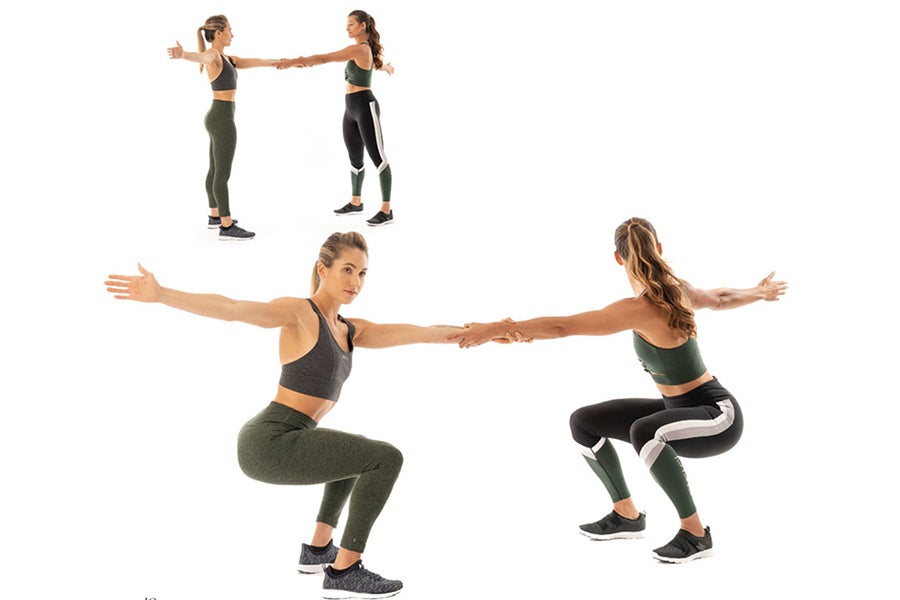 Mirror Squat and Twist Mirror Squat and Twist