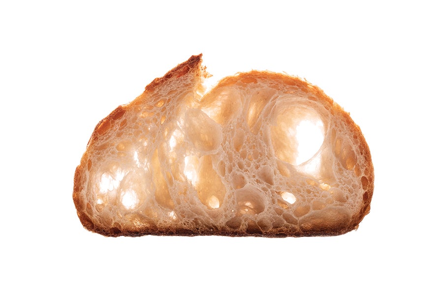 Sourdough slice Slice of sourdough bread