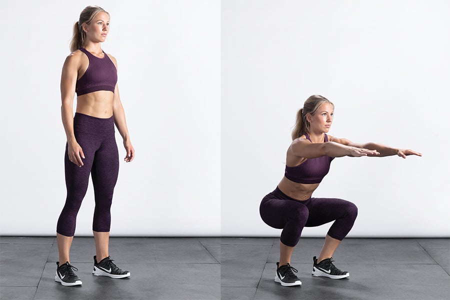 Squat Woman air squat