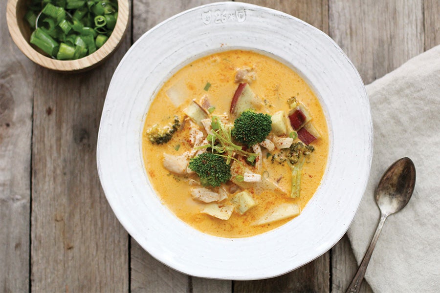 Thai Chicken Soup Thai coconut chicken soup