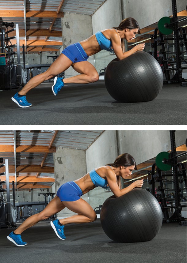 Stability Ball Mountain Climbers None