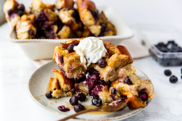 Blueberry French Toast French Toast Blueberry Bake Recipe