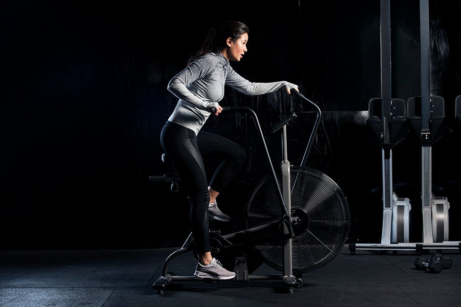 Cardio Warm Up Cardio warm up on stationary bike