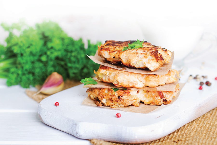 Chicken Patty Salmon burgers