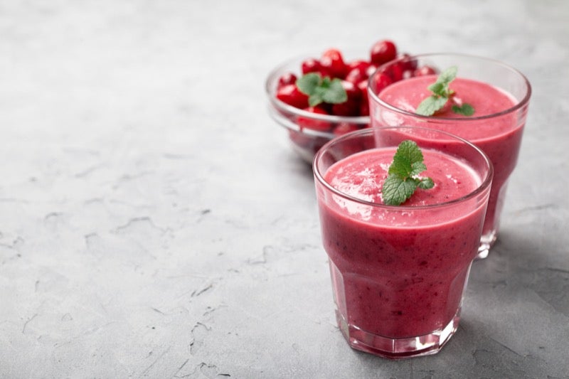 cranberry smoothie cranberry smoothie