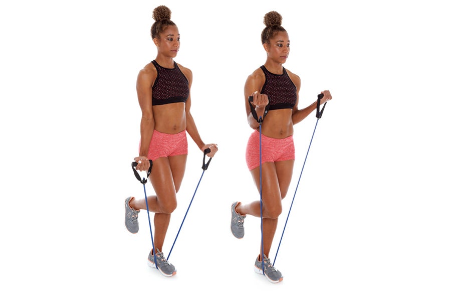 One-Legged Biceps Curl None