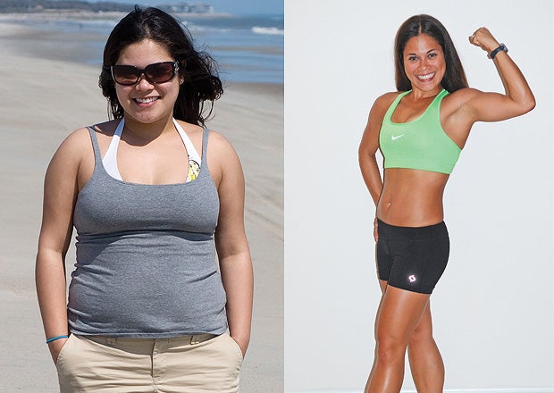 Before and After 35 Pound Weight Loss