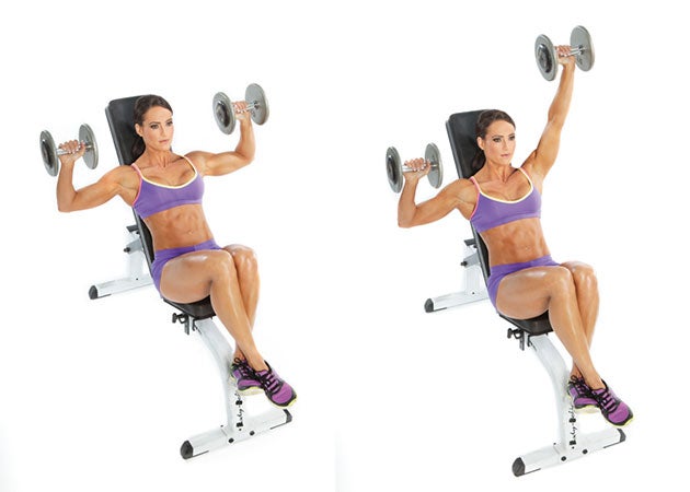 Incline Alternating Dumbbell Press None