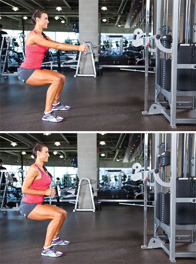 Cable-Row-With-Static-Squat None