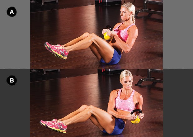 Image placeholder title 6 Workouts Using Only A Kettlebell For Women (2022) Russian Twist