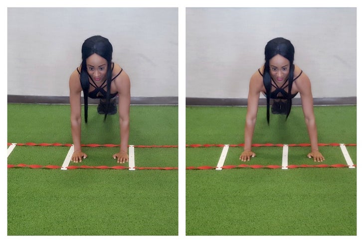 lateral plank walk None