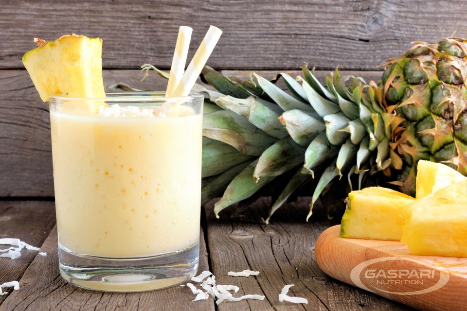 tropical pineapple protein shake