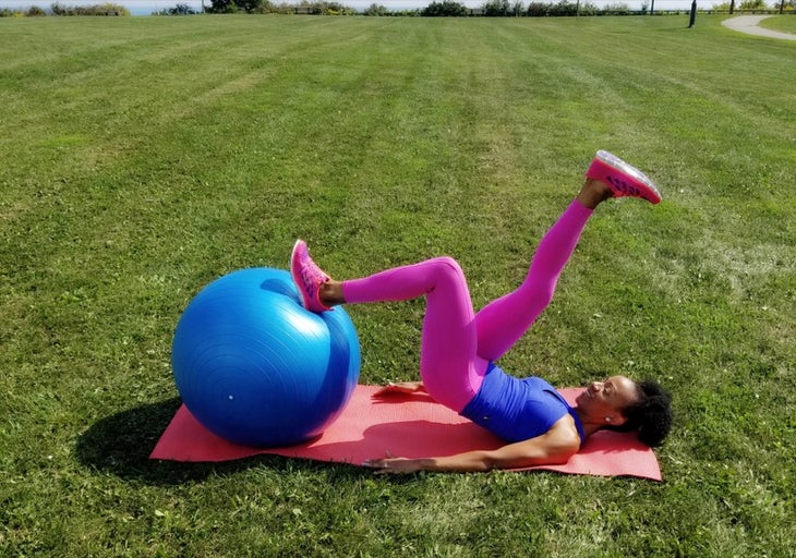 Single Leg Glute Bridge single-leg glute bridge for women