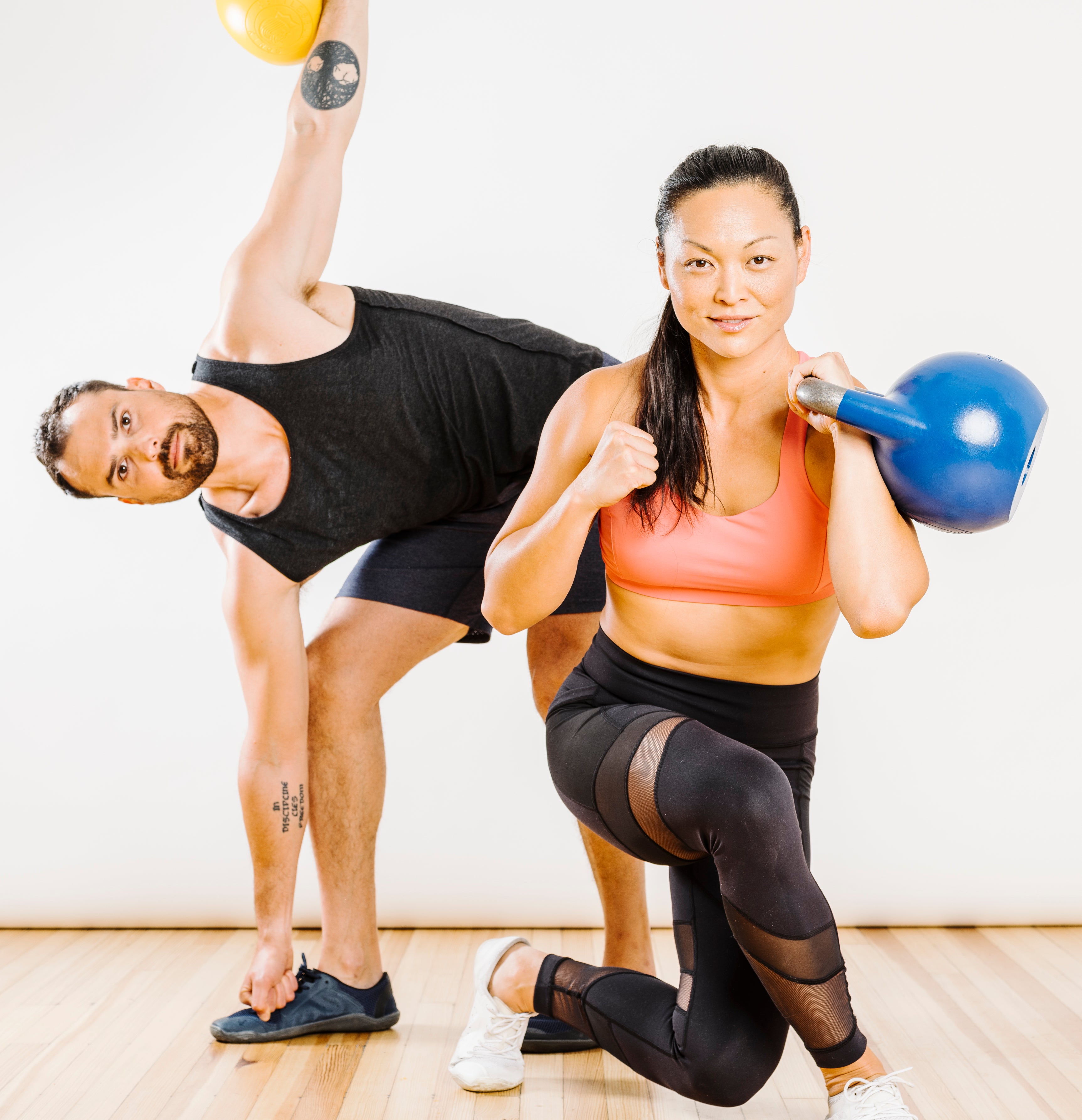 kettlebell training and bodyweight flow