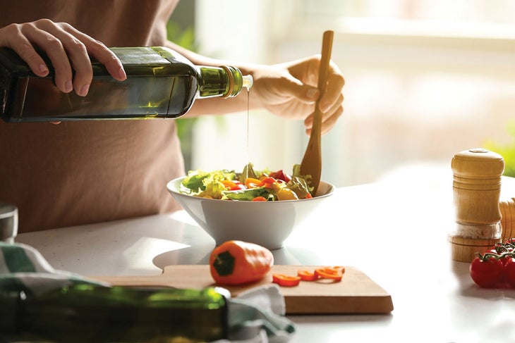 Veggie-Salad Veggie salad / the Mediterranean diet