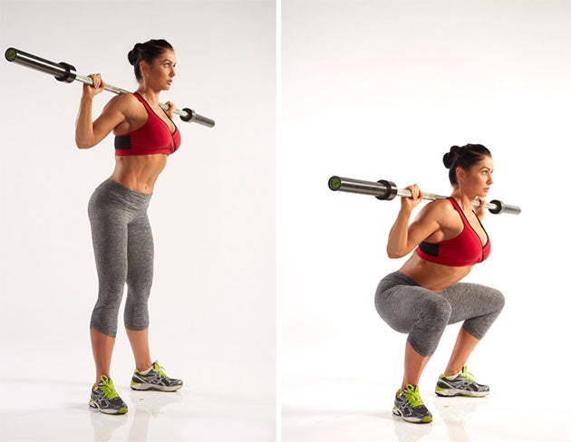 Back-Squat Back Squat with Barbell