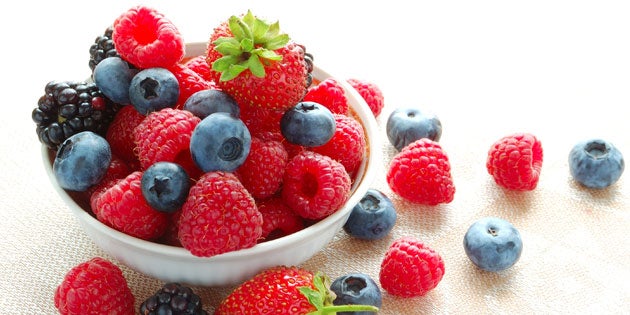 Red-and-Blue-Foods Colorful fruits