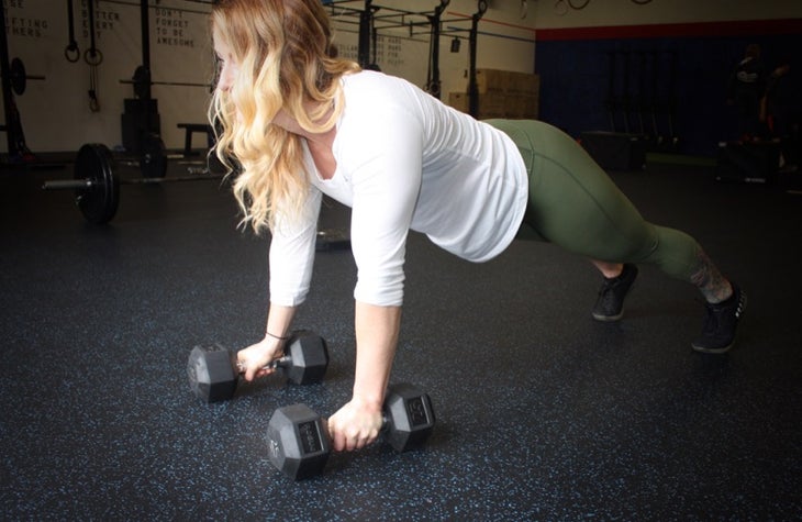 row with plank Plank With Row