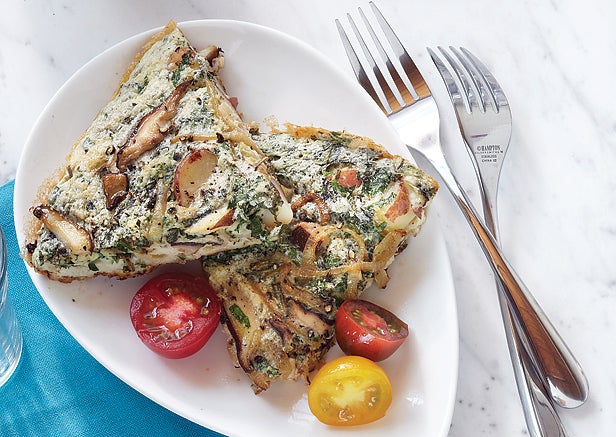 Image placeholder title Mushroom and potato frittata