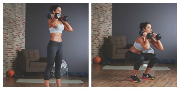 Dumbbell Squat - Dumbbell Workout