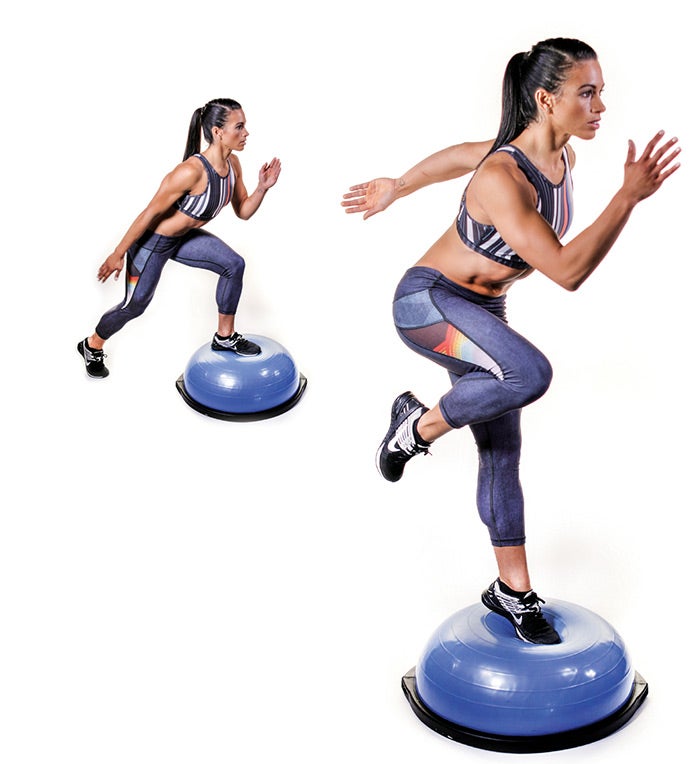 Lunge-to-Knee-Drive-Oxygen Lunge to Knee Drive