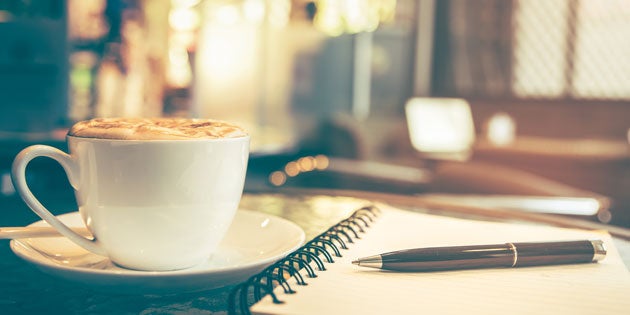 Practice-Gratitude coffee and journal