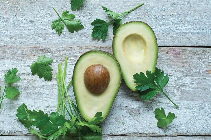 Avocado Promo Avocado and cilantro