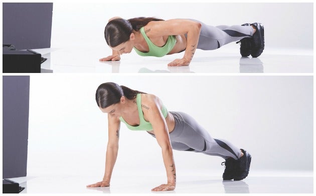 push up Push-up for day 3 of the 8-week total body program