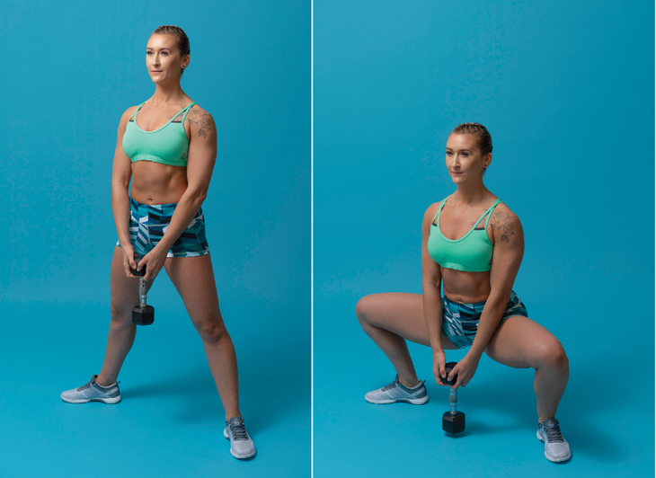 Dumbbell Sumo Squat